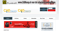 Desktop Screenshot of cadmagazine.nl